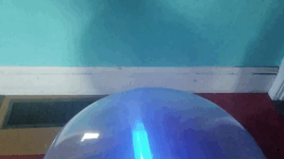 Reactive LED ball prototype