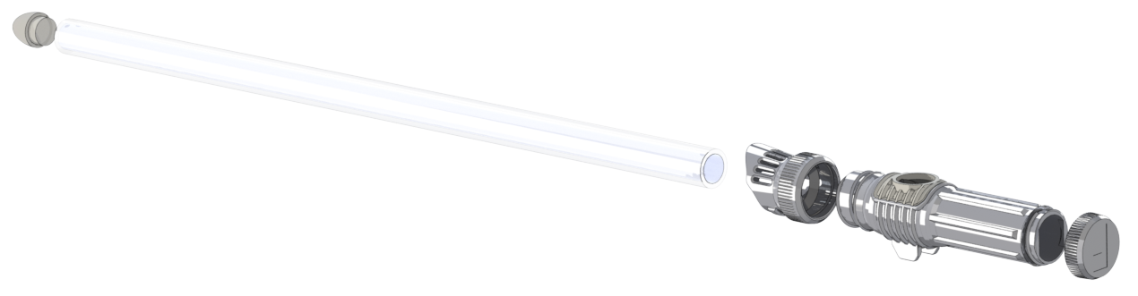 Exploded view of basic design