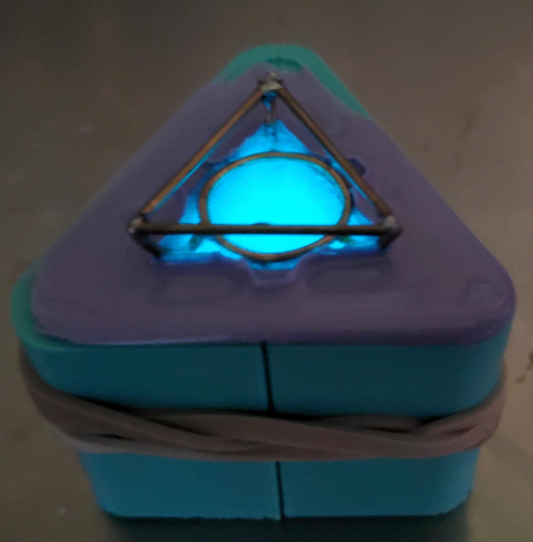 Shinies glowing in the mold