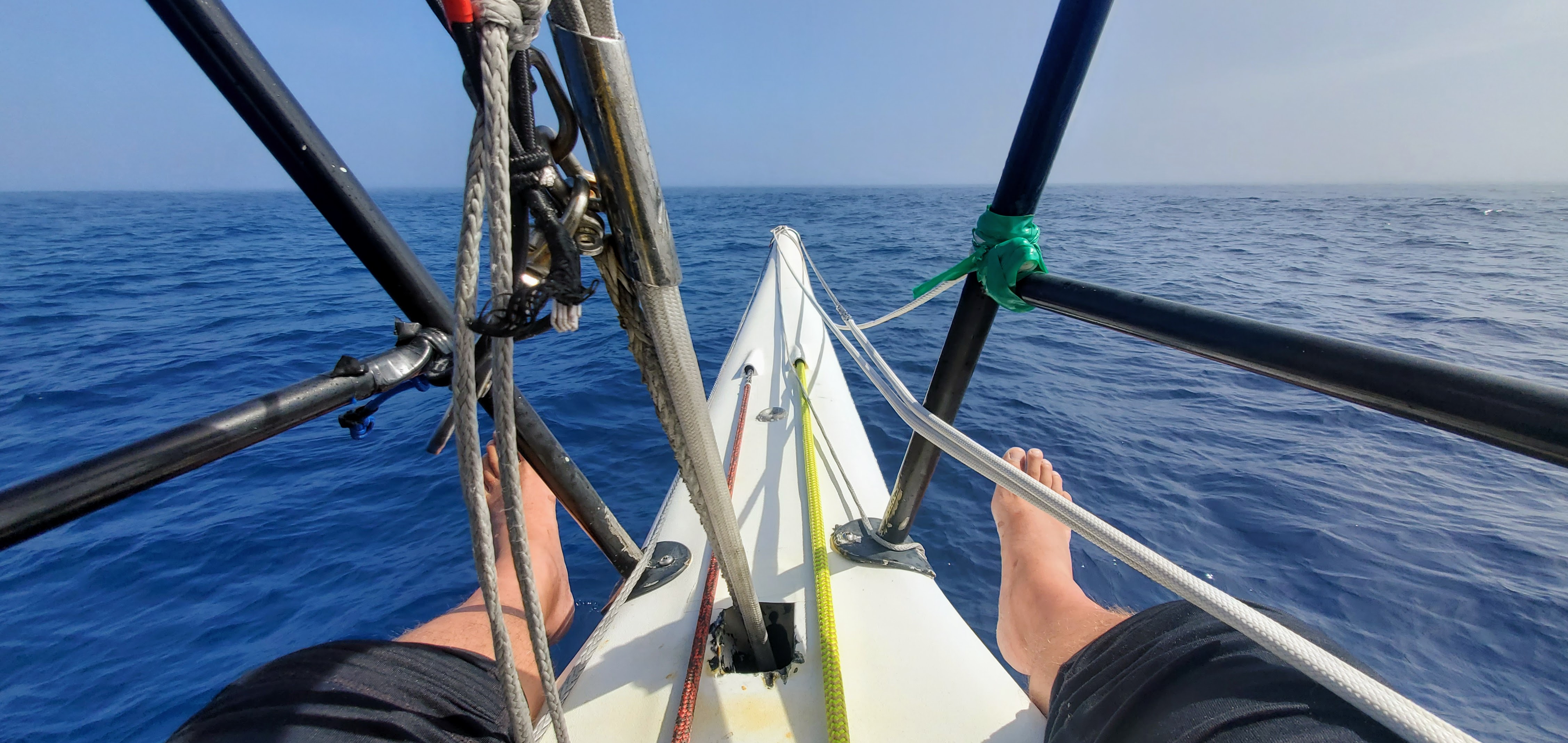 Hanging out at the bow