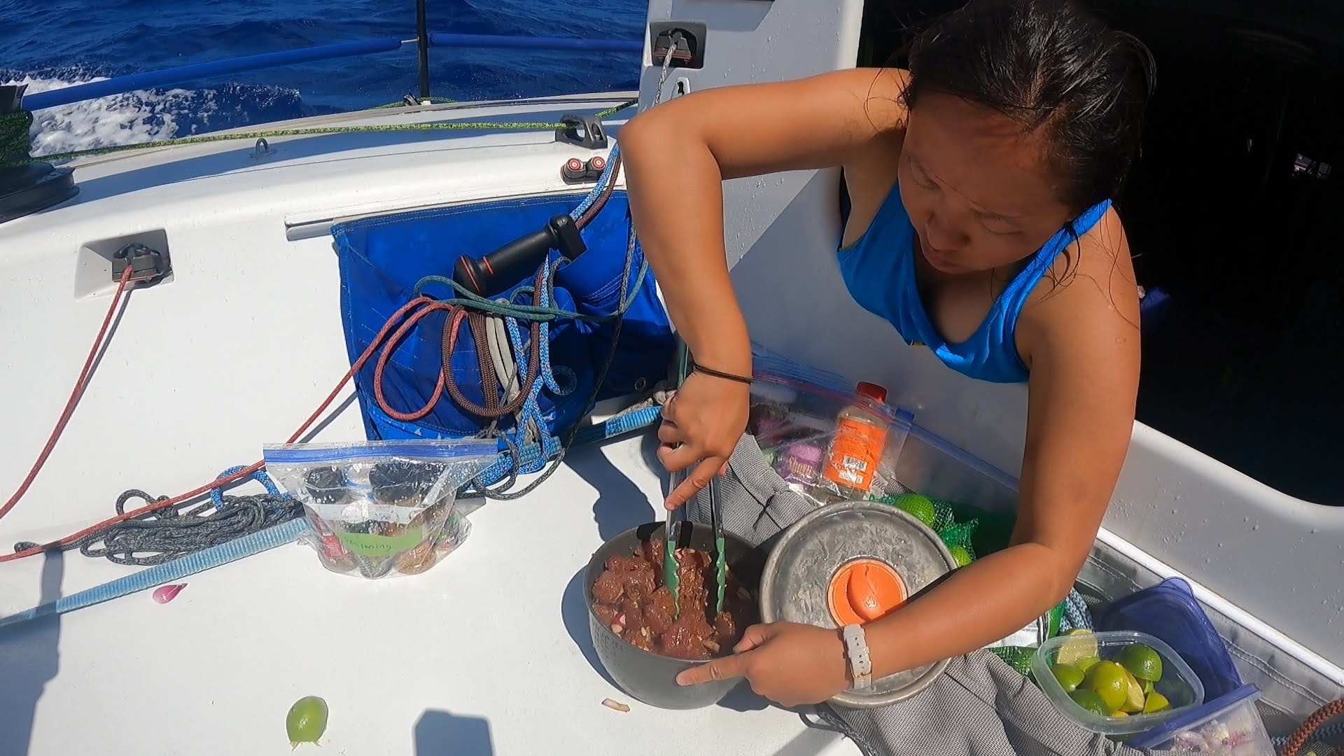Making the freshest poke